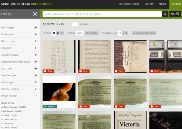 MuseumsVictoriaCollections